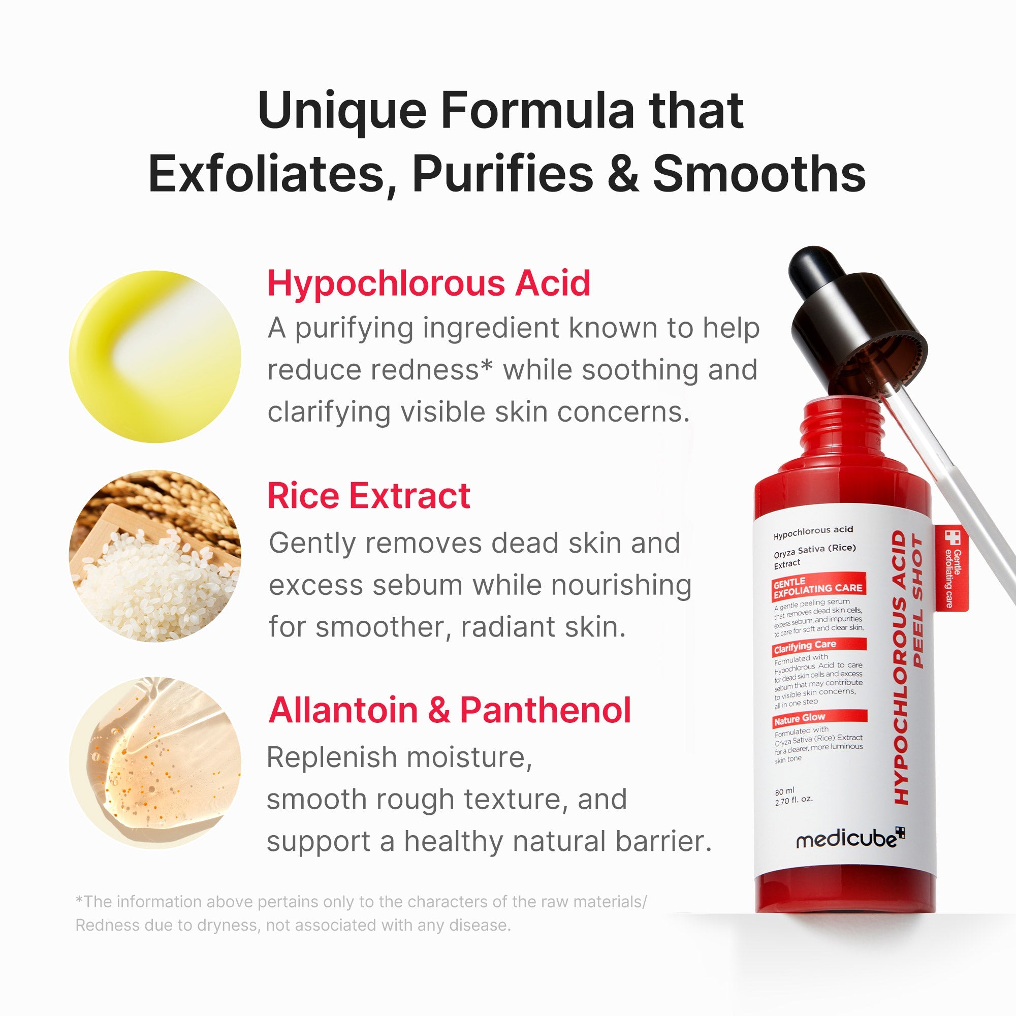 Hypochlorous Acid Rice Peel Shot E4