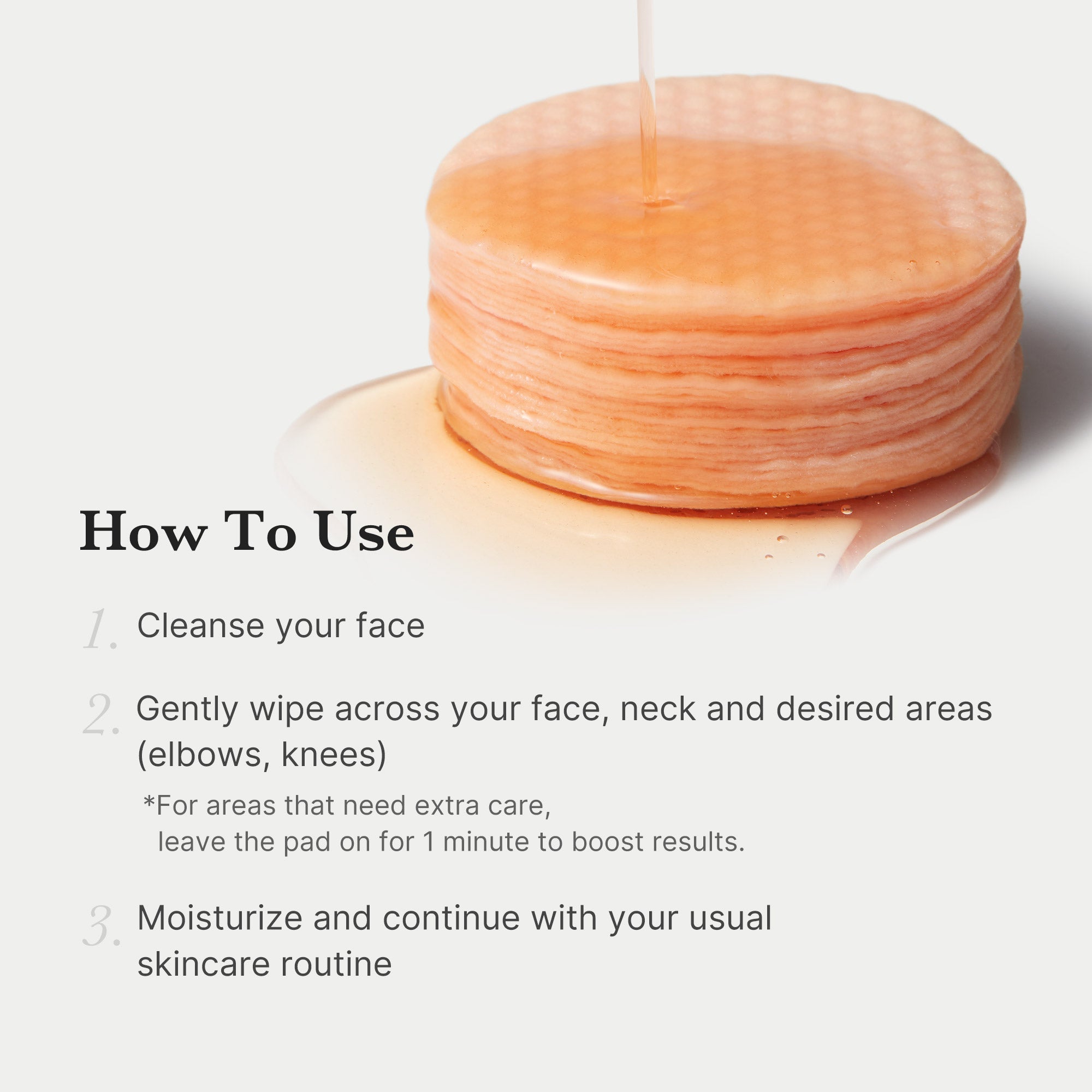 Red Succinic Acid Panthenol Pads D1