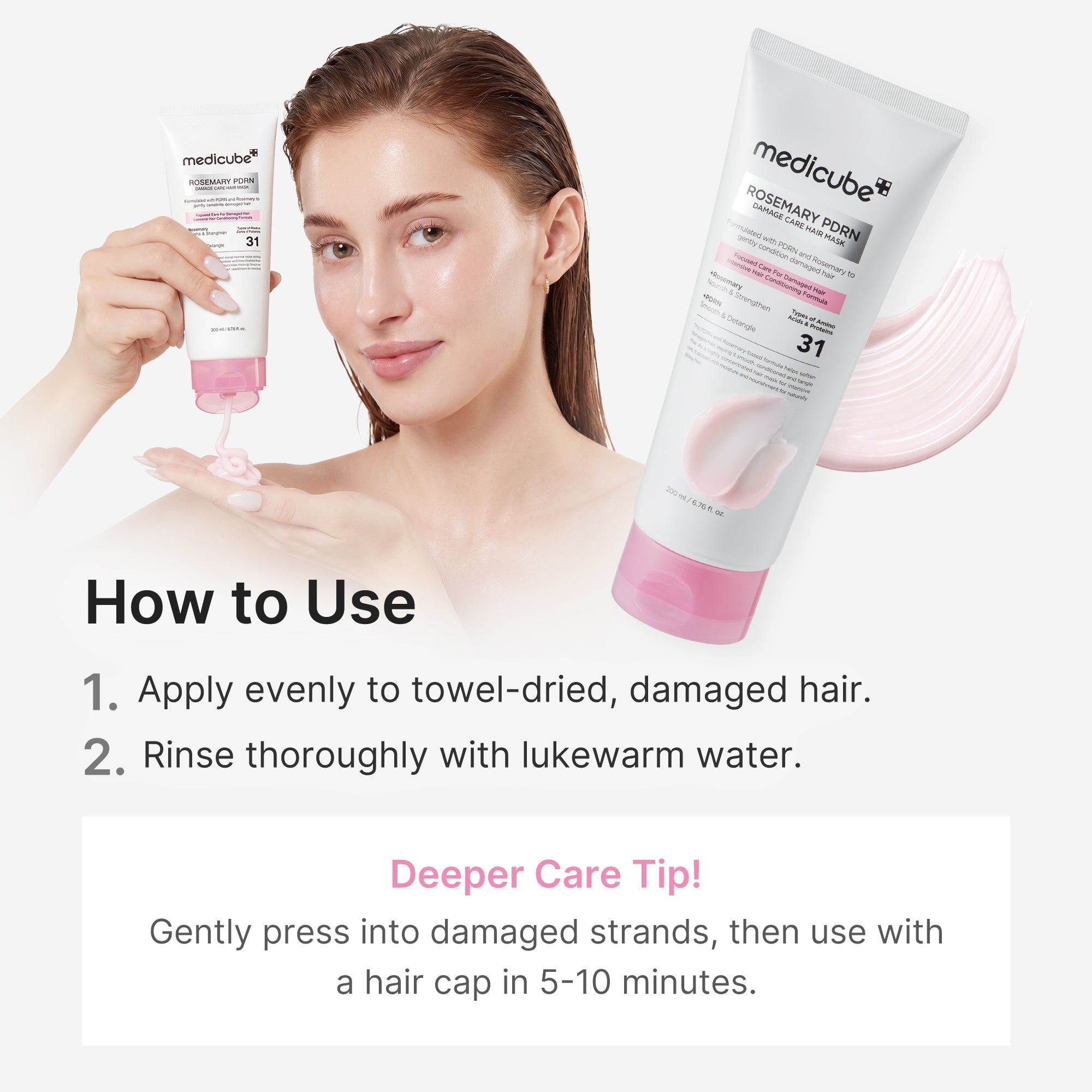 Rosemary PDRN Damage Care Hair Mask I1