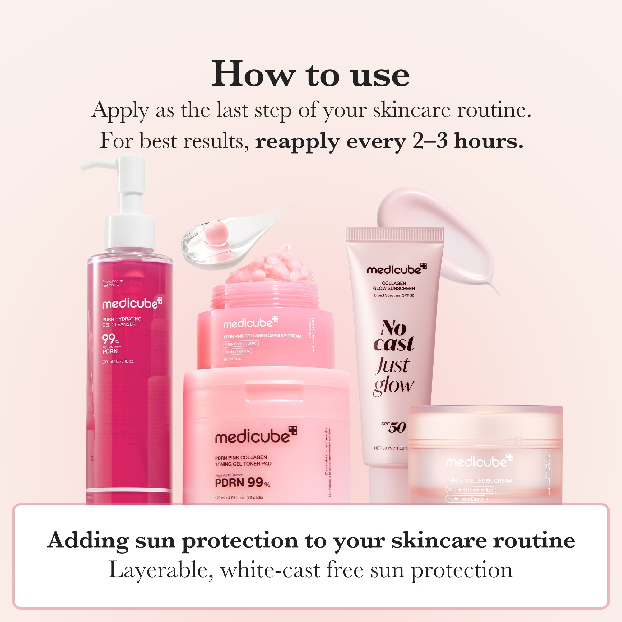 No Cast Just Glow Collagen Sunscreen I8