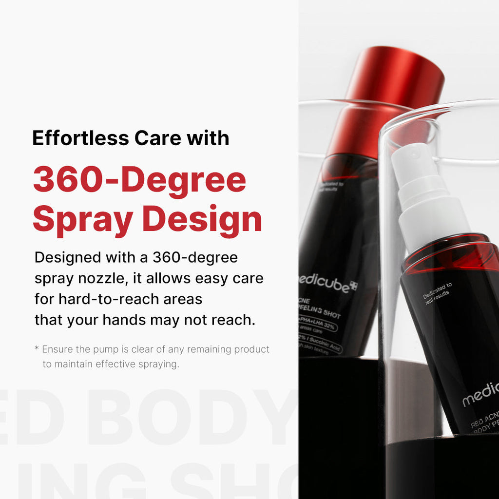 Red Body Peeling Shot Cleanser M8
