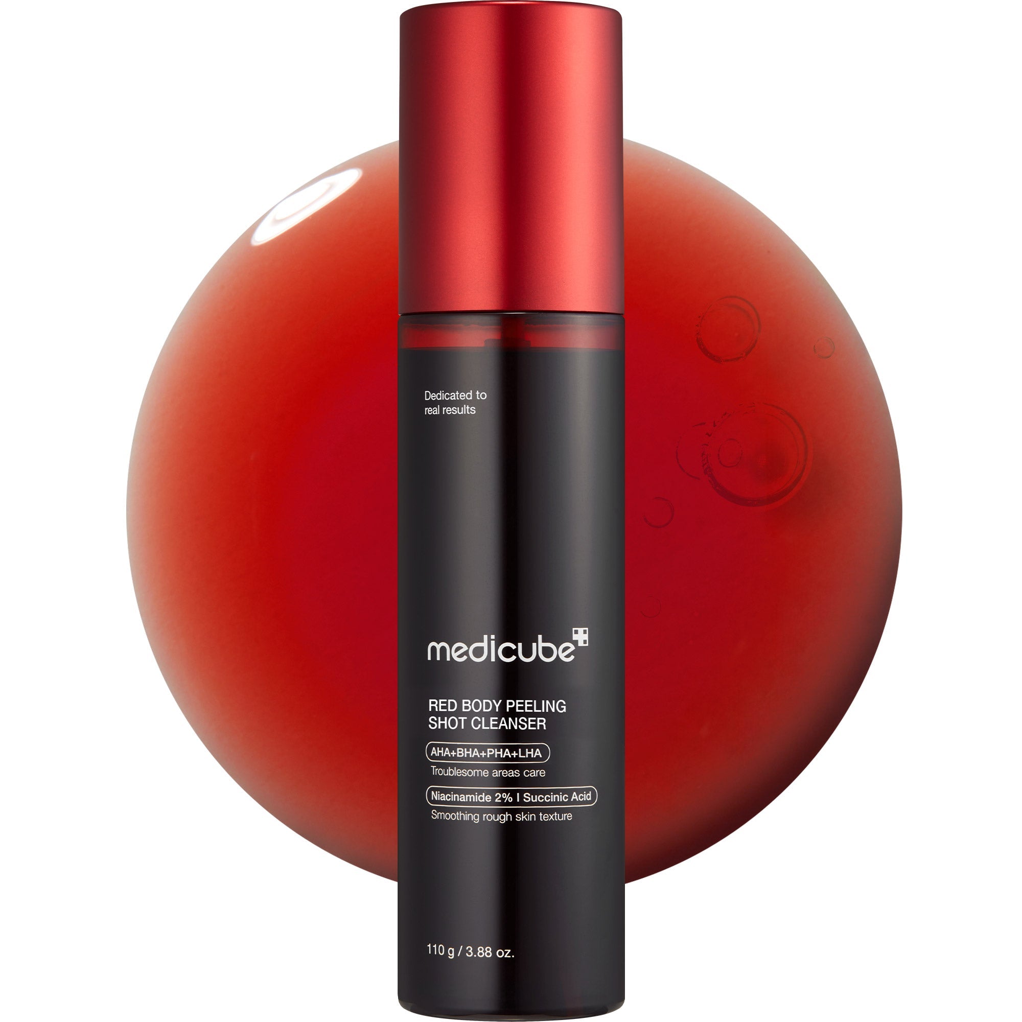 Red Body Peeling Shot Cleanser M8