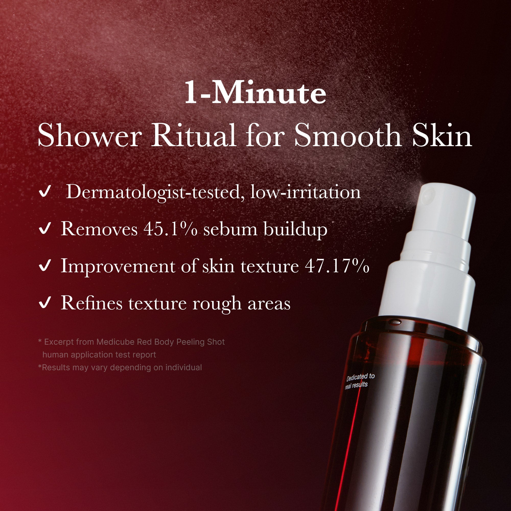 Red Body Peeling Shot Cleanser M8