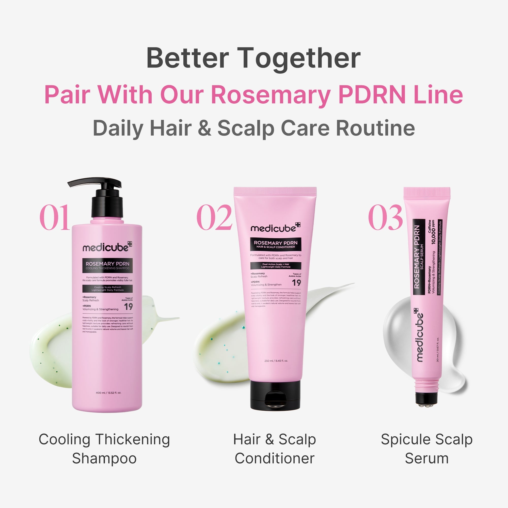 Rosemary PDRN Cooling Thickening Shampoo B4