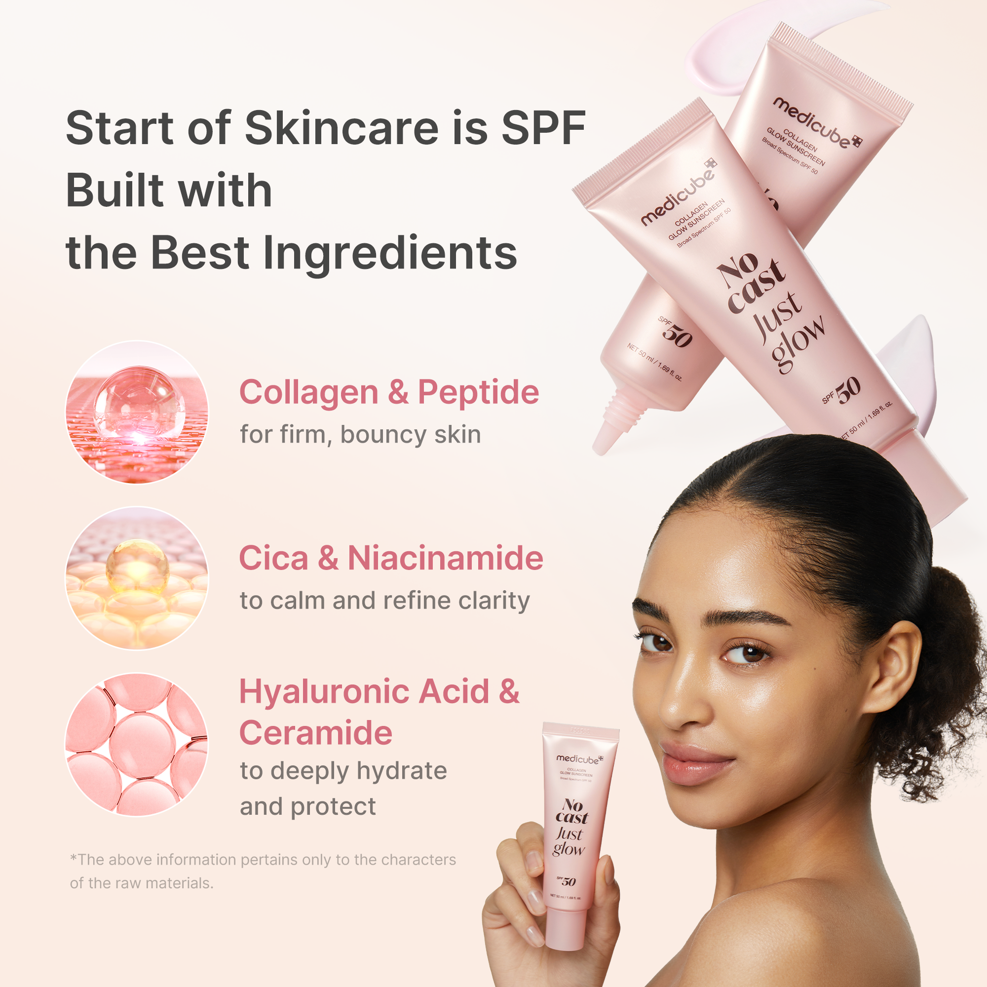 No Cast Just Glow Collagen Sunscreen I8